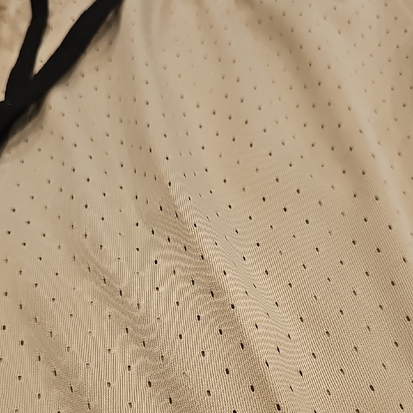 Men's Beige and Black Athletic Shorts - Picture 3 of 9